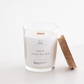Bougie personnalisée naissance, une bougie végétale et parfumée monoï LUA rechargeable pour rendre votre bougie intemporelle. Personnalisation sur la bougie du prénom, la date de naissance ainsi que l’heure et le poids. Cette bougie est coulée à la main en France avec de la cire de soja 100% végétale avec une mèche en bois d’origine France.