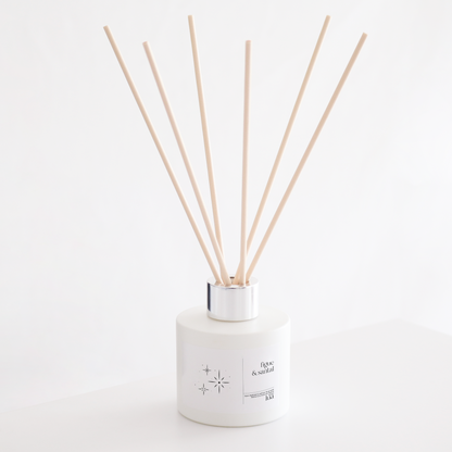 Diffuseur de parfum à tige, collection noël étoile, LUA Bougie. 