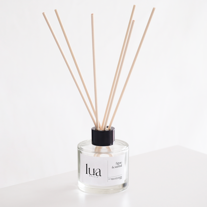 Diffuseur de parfum naturelle Figue & Santal, collection de noël.