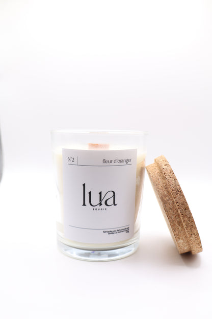 Bougie naturelle parfumée 180g CLASSIQUE - Transparent