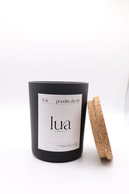 Bougie naturelle parfumée 180g CLASSIQUE - Noir